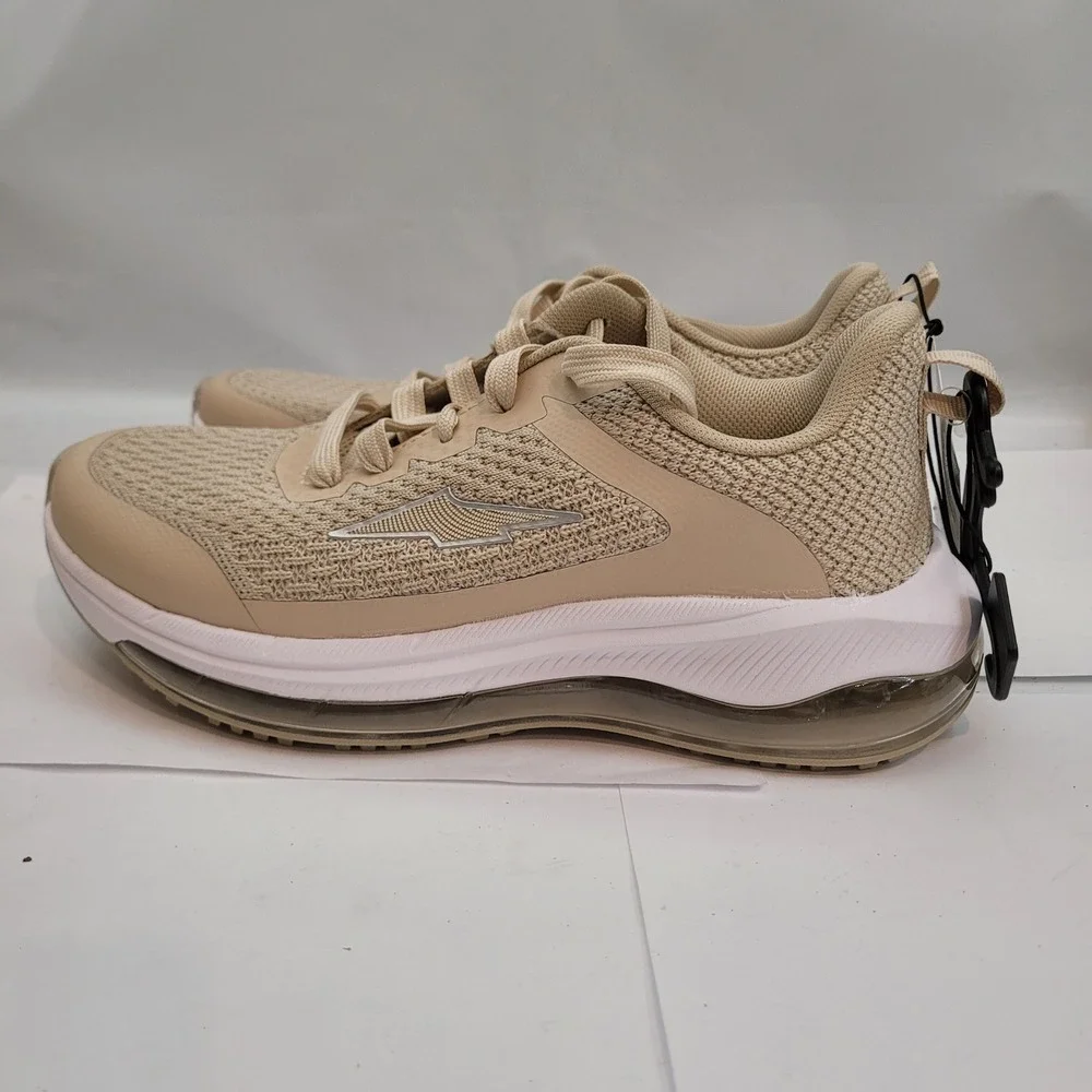 Avia Walking Sneakers Womens Size 6.5 Beige Tan Mesh Air Cushion AV12030W